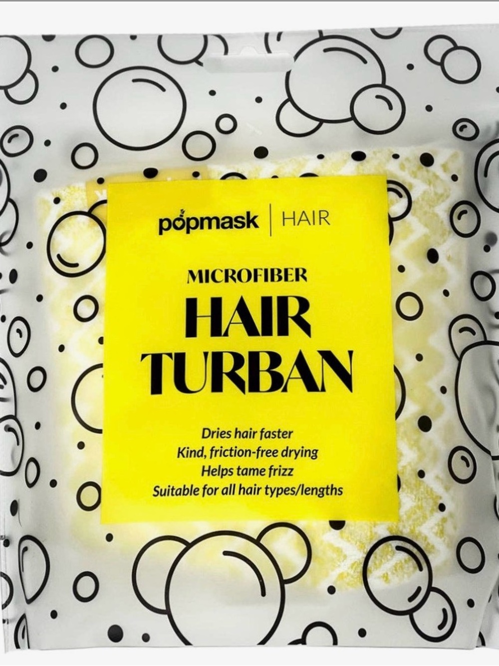 Microfiber Hair Turban - Light Green